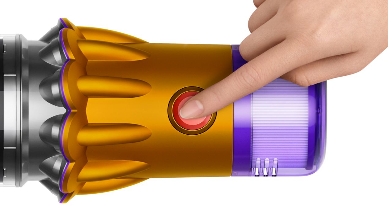 زر الطاقة الوحيد في المكنسة الكهربائية